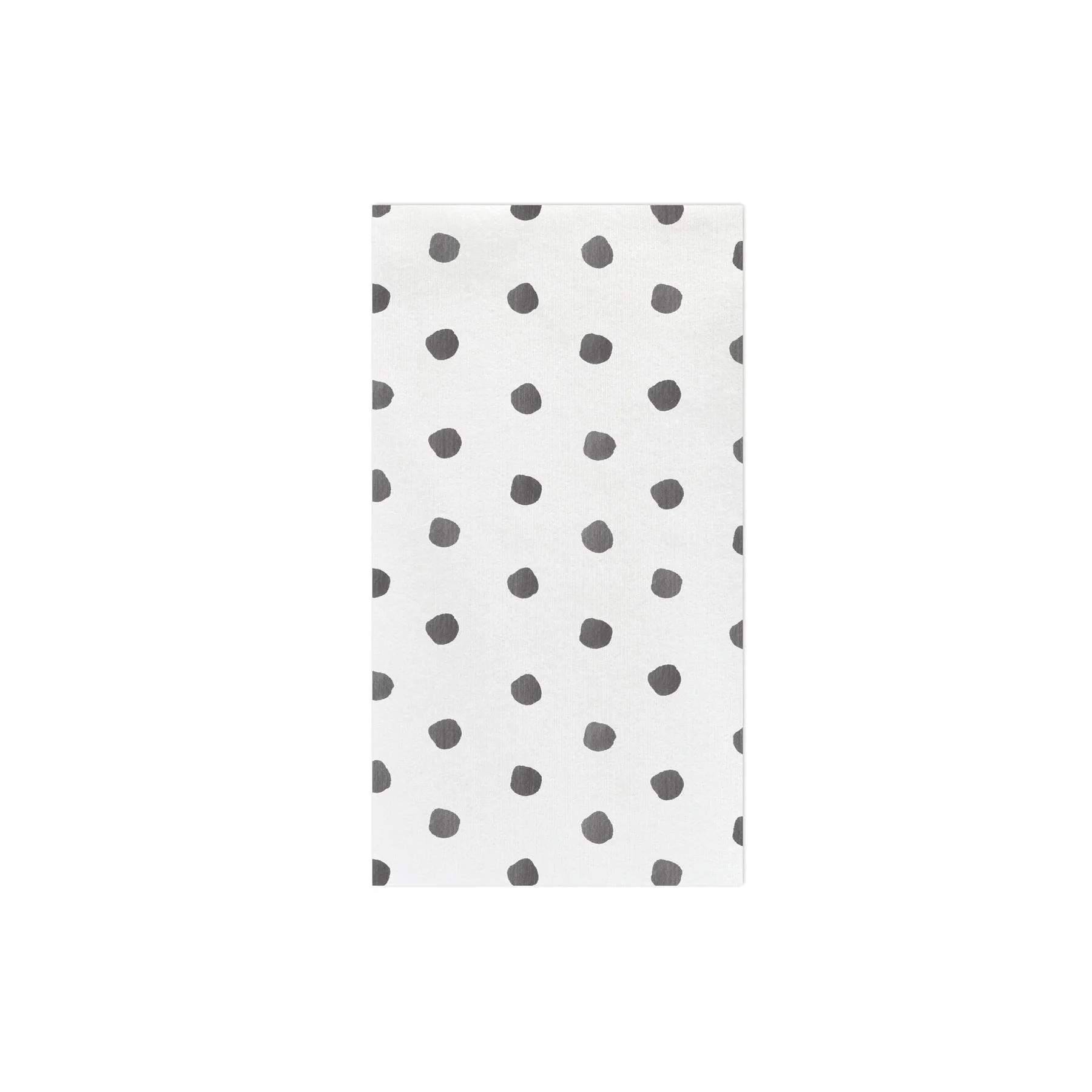 Papersoft Napkins Dot Grey Guest Towels (Pack of 20)