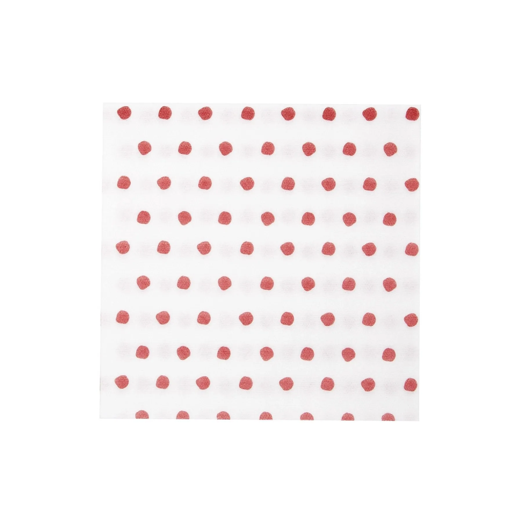 Papersoft Napkins Red Dot Dinner Napkins (Pack of 20)