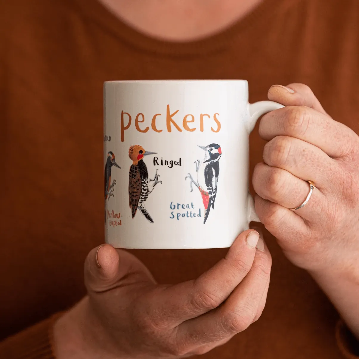 Peckers Ceramic Bird Mug