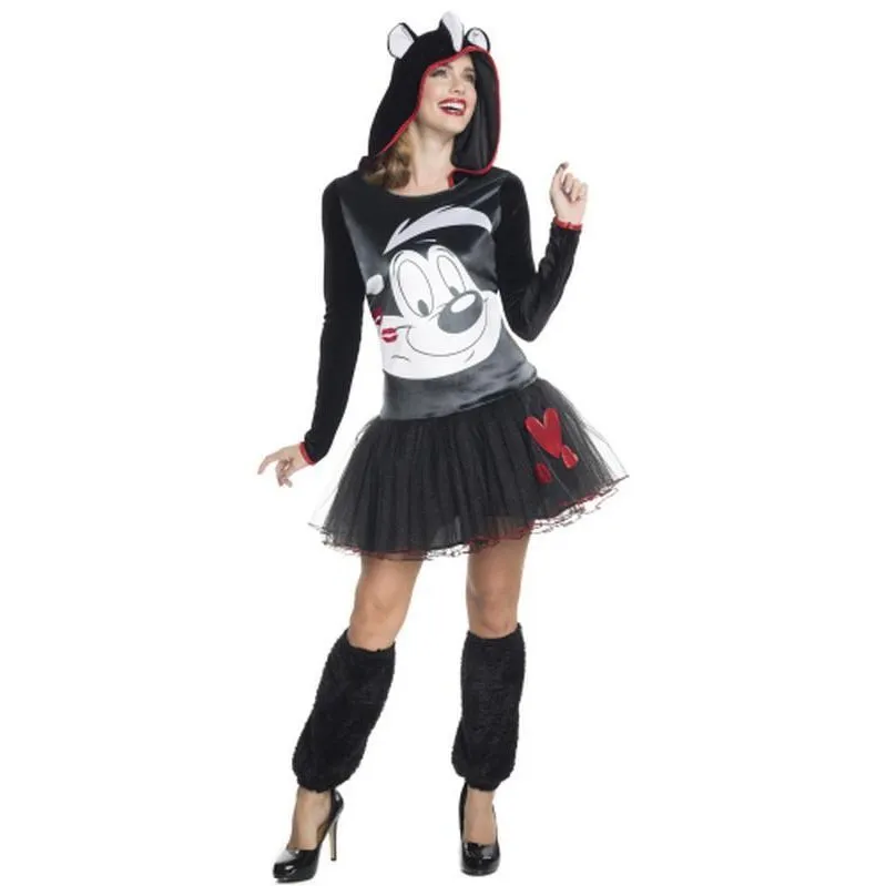 Pepe Le Pew Hooded Tutu Dress Size L