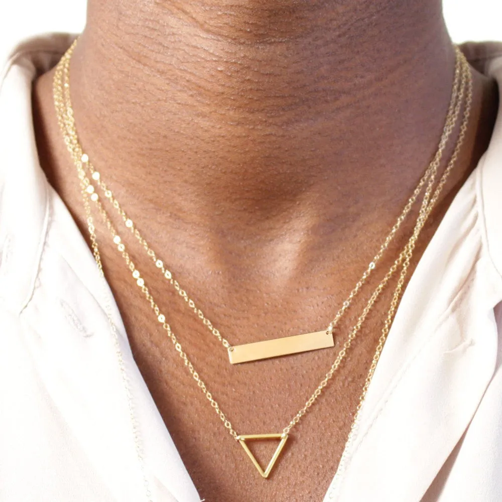 Personalized Bar Necklace