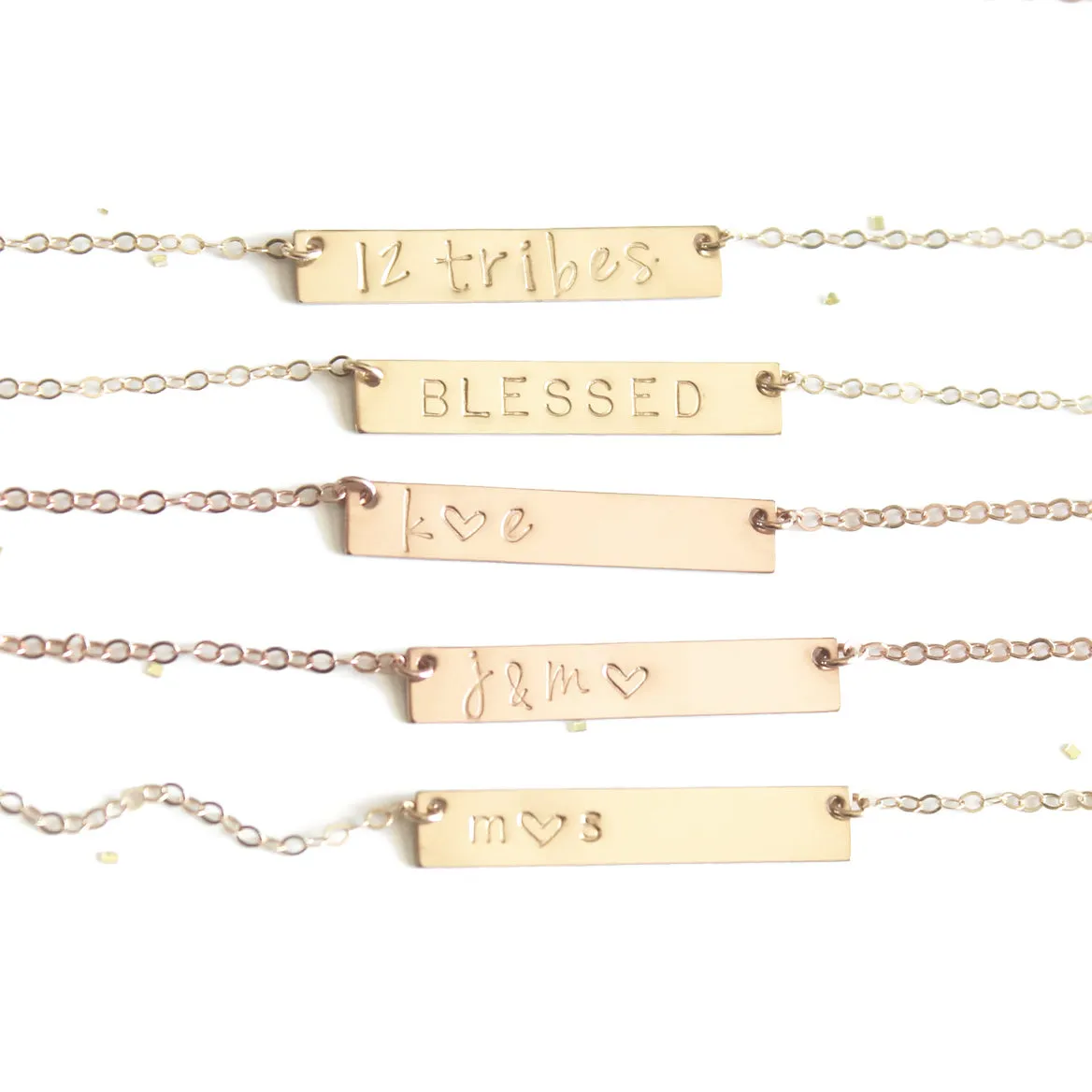 Personalized Bar Necklace