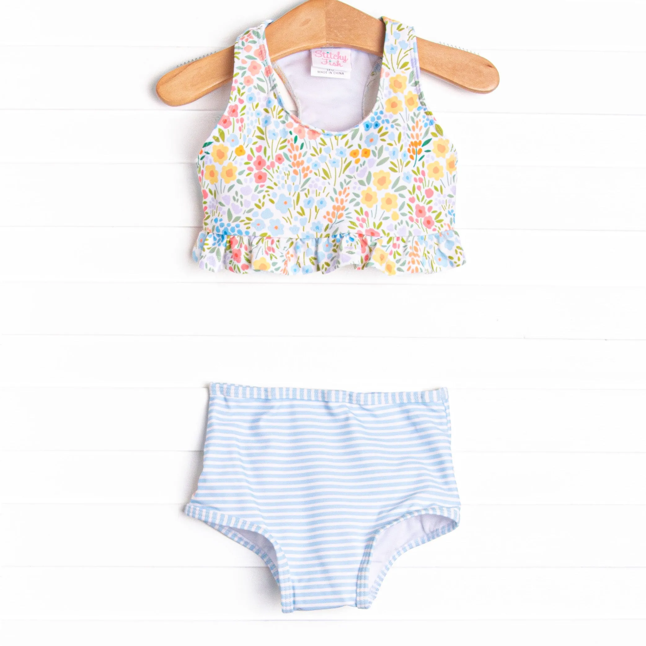 Petal Promises Bikini, Blue
