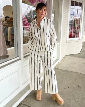 Peyton Striped Wide Leg Pants