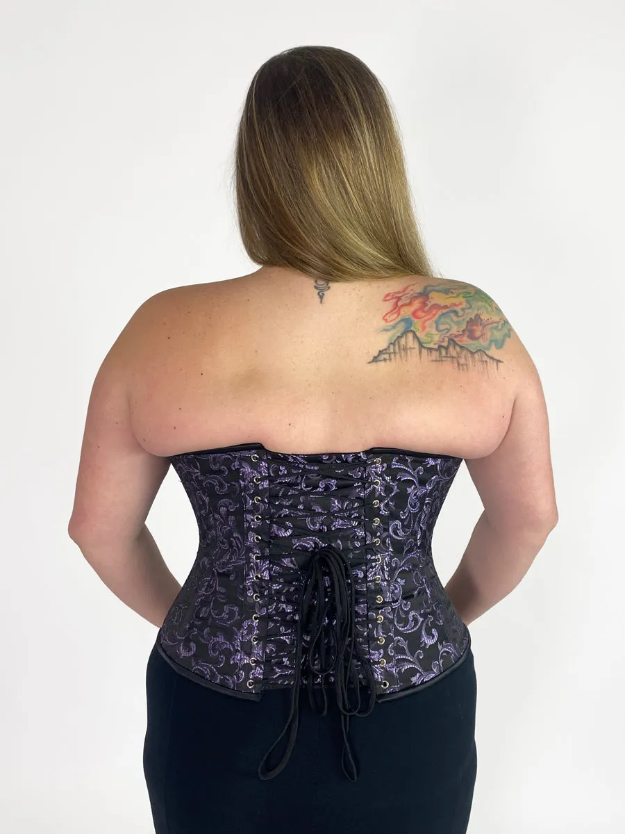 Plus Size Brocade Romantic Curve Longline Overbust Corset : CS-530
