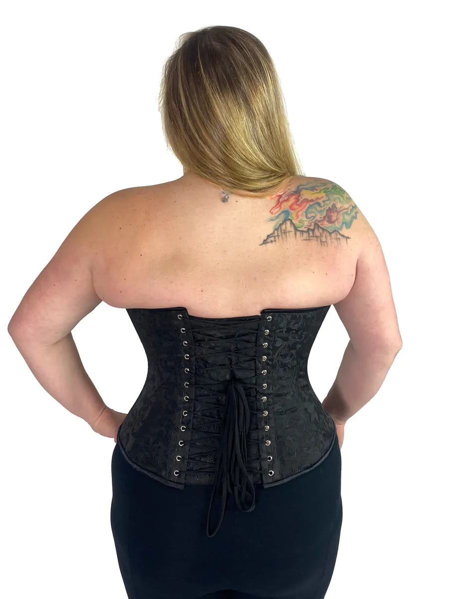 Plus Size Brocade Romantic Curve Longline Overbust Corset : CS-530