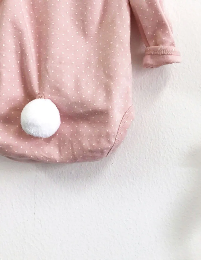 Polka Bunny Romper and Bonnet Set