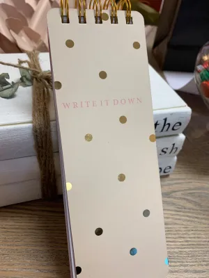 Polka Dot Jotter Notebook