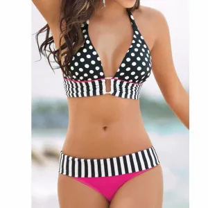 Polka Dot Sexy Women Swimwear Bikini Set B009