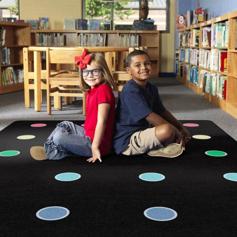 Pop of Color Mini Dots Seating Rug