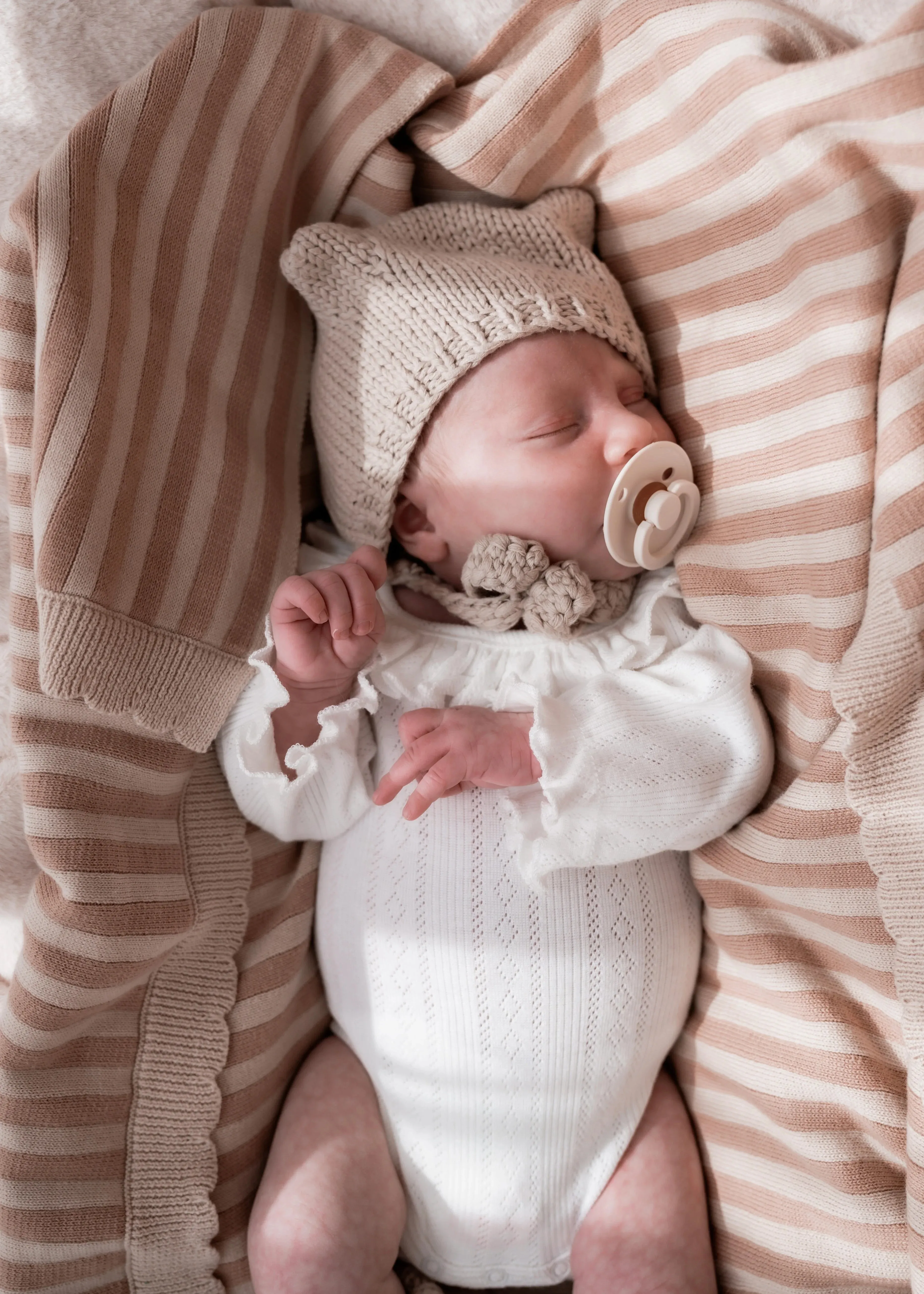 Pop Ya Tot Organic Cotton Blanket - Blush Carnival