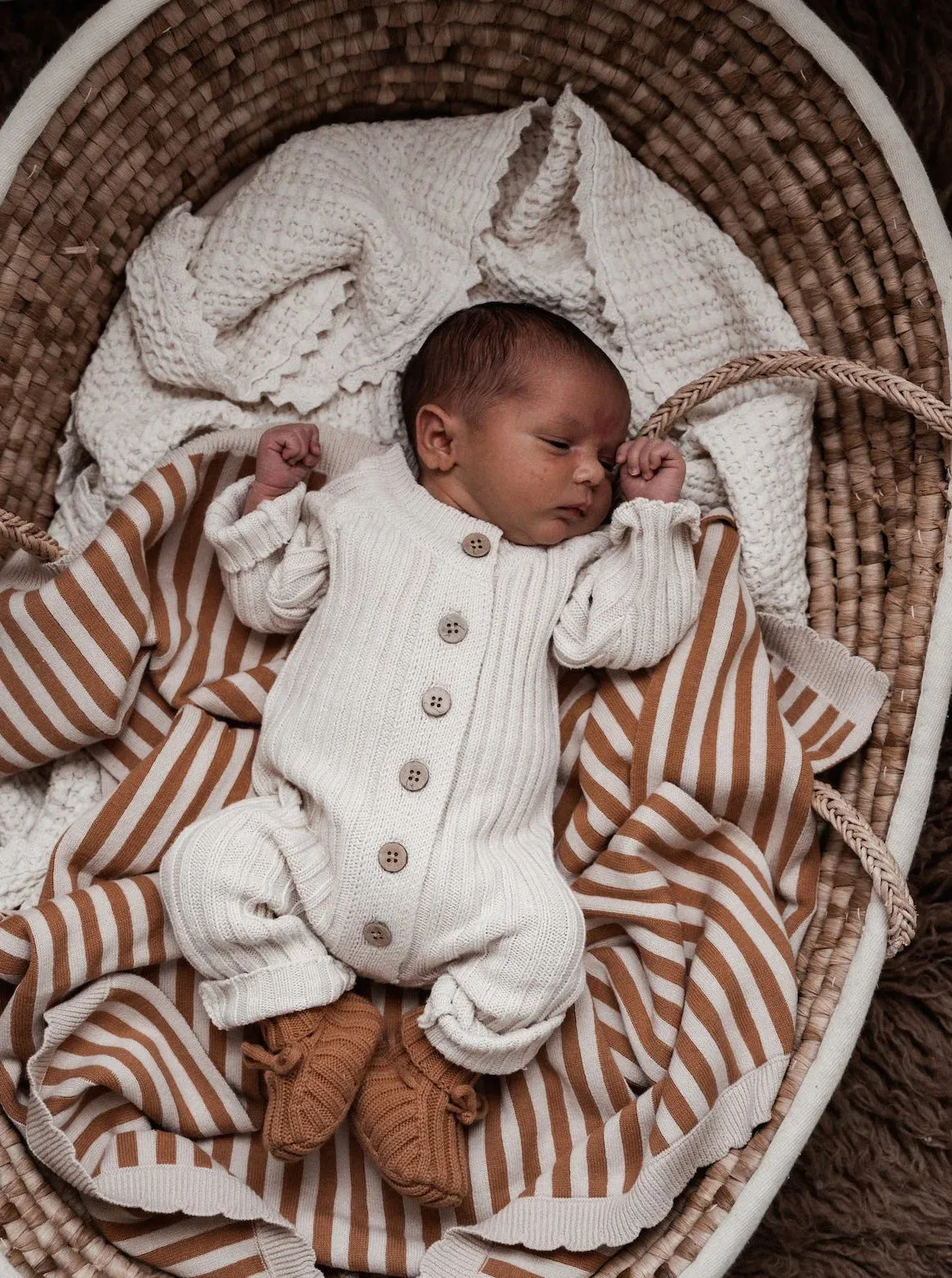 Pop Ya Tot Organic Cotton Blanket - Clay Carnival
