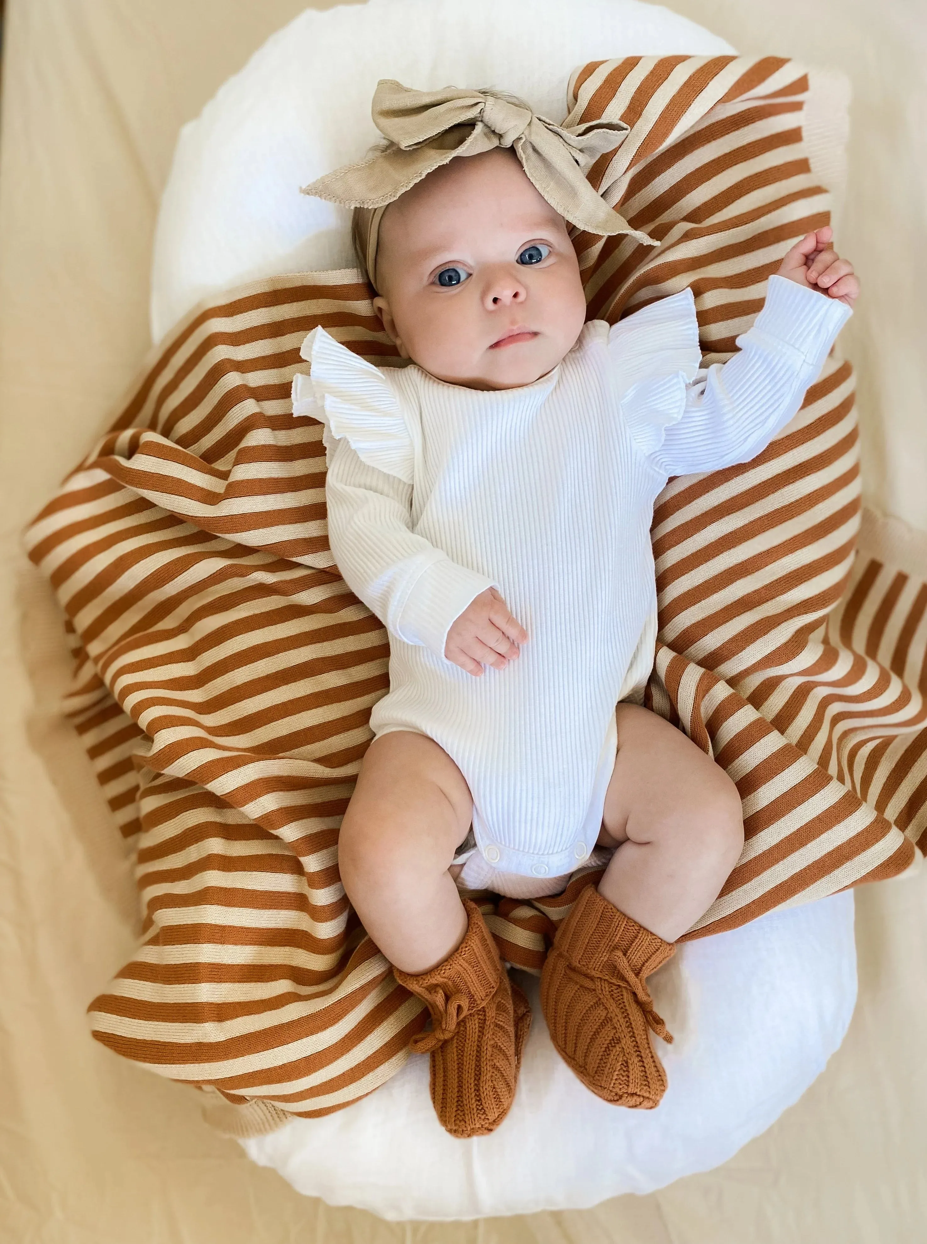 Pop Ya Tot Organic Cotton Blanket - Clay Carnival
