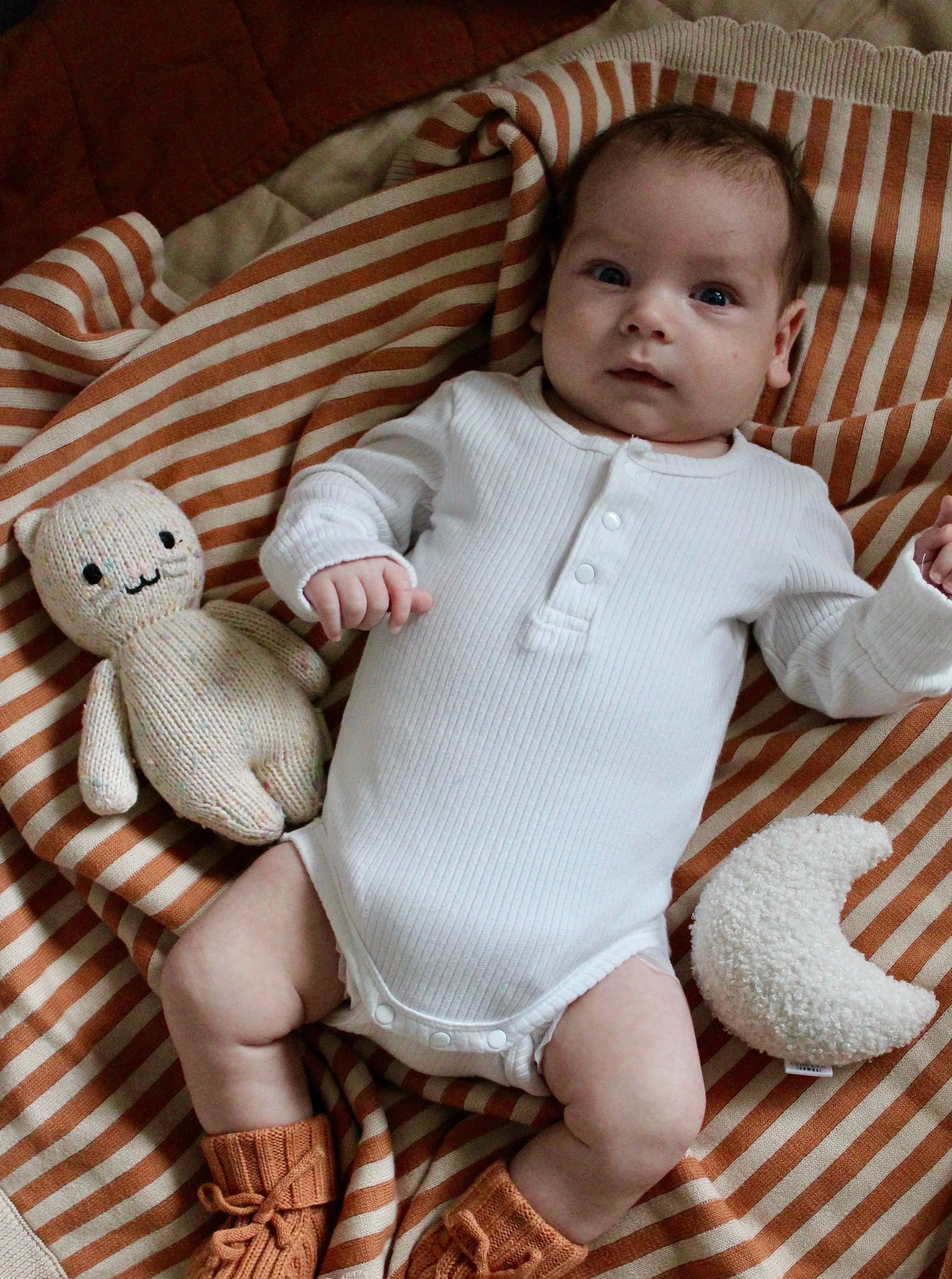 Pop Ya Tot Organic Cotton Blanket - Clay Carnival