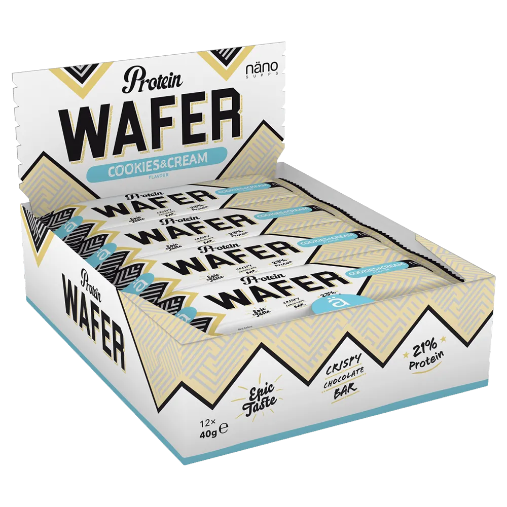 Protein Wafer Cookies & Cream - 12x40g.