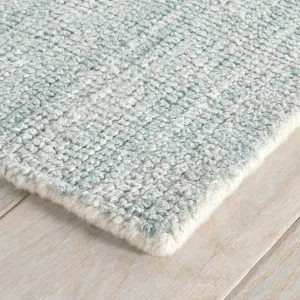 Quartz Ocean Handwoven Viscose/Cotton Rug