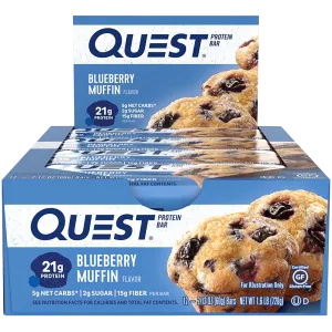 Quest Protein Bar Blueberry Muffin - 12x60g.