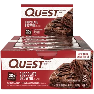 Quest Protein Bar Chocolate Brownie - 12x60g.