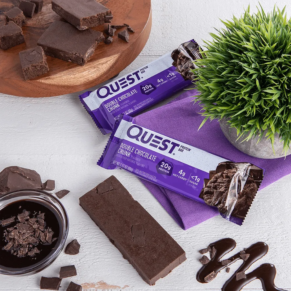 Quest Protein Bar Double Chocolate Chunk - 12x60g.