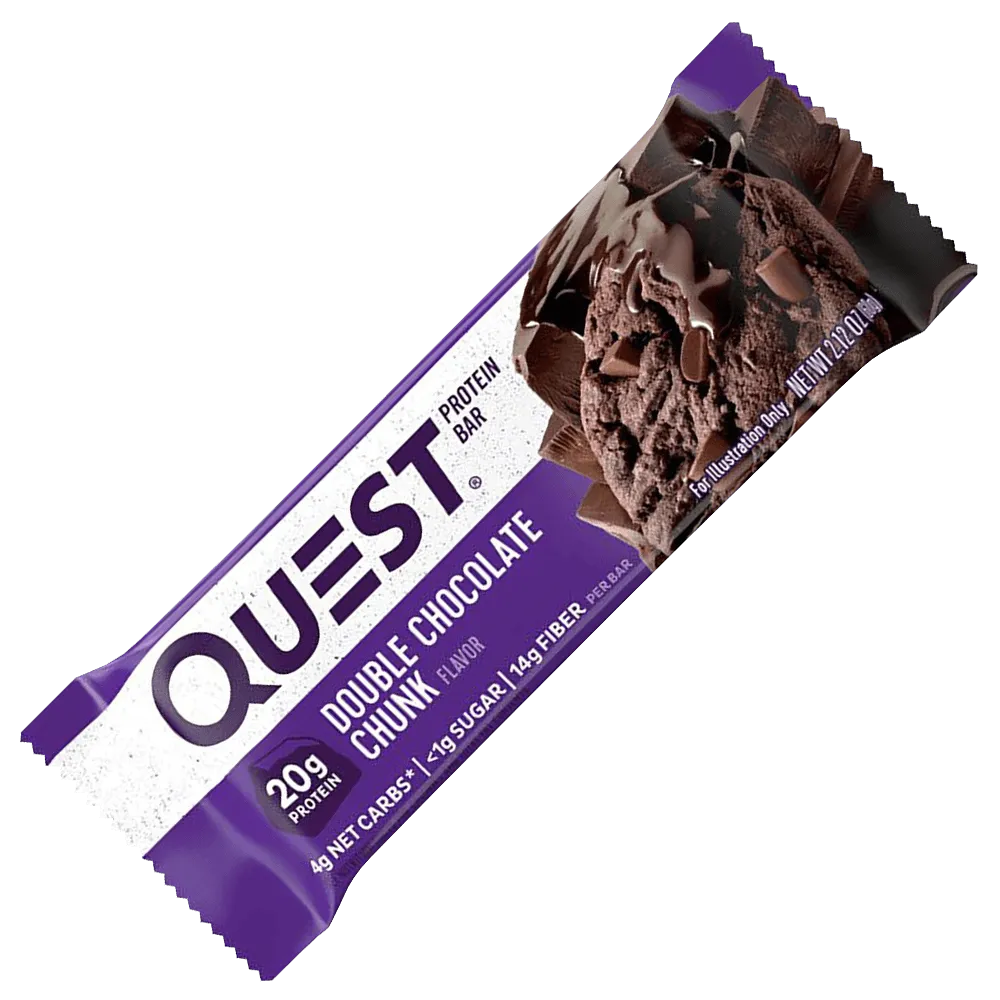 Quest Protein Bar Double Chocolate Chunk - 12x60g.