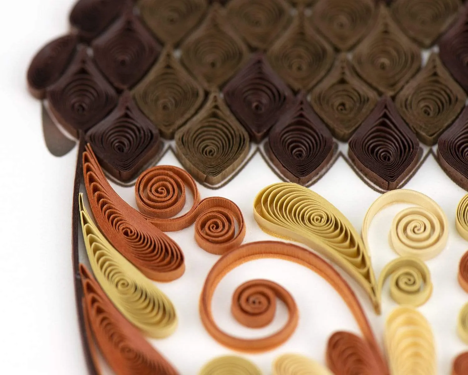 Quilled Acorn Greeting Card