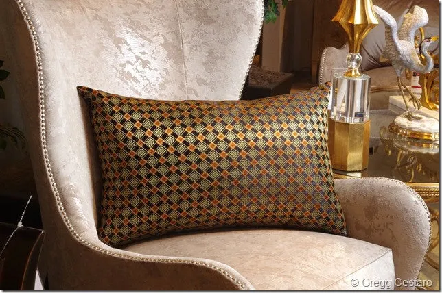 "La Centinella" Mixed Media Art Pillow