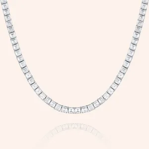 "Princess Awaits" 24CTW Asher Cut Tennis Necklace