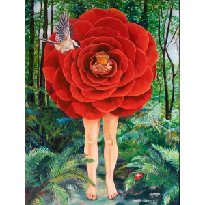 "The Basis of Life" Surreal Flower Art Print