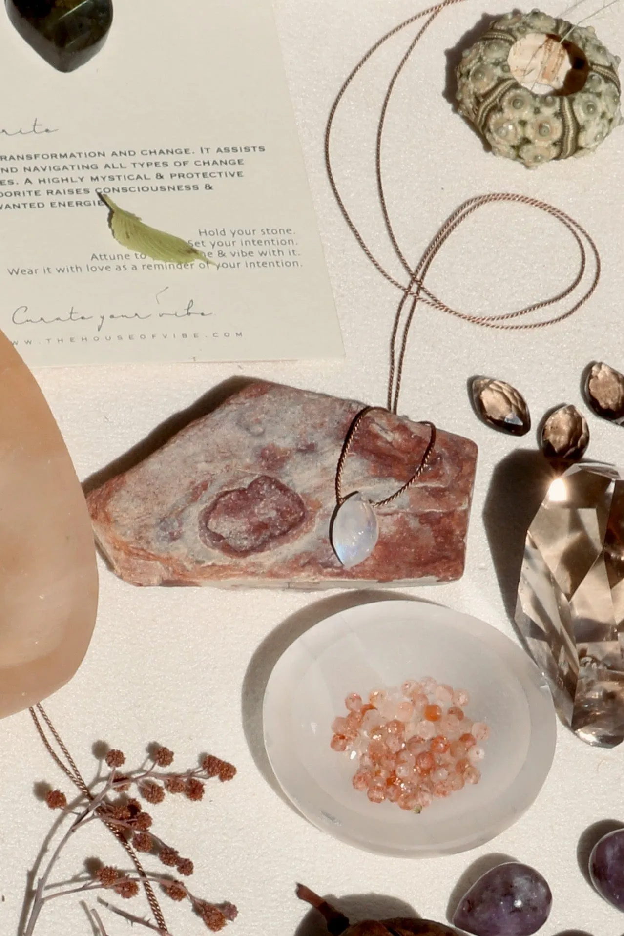 RAINBOW MOONSTONE PETAL