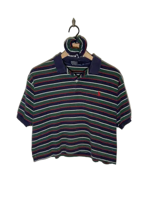 Ralph Lauren Striped Polo Crop Set (XL)
