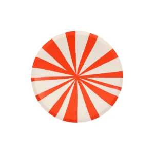 Red Stripe Side Plates