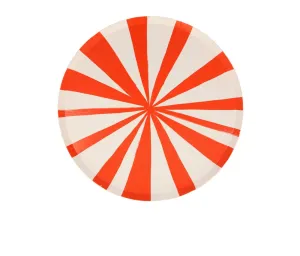 Red Stripe Side Plates