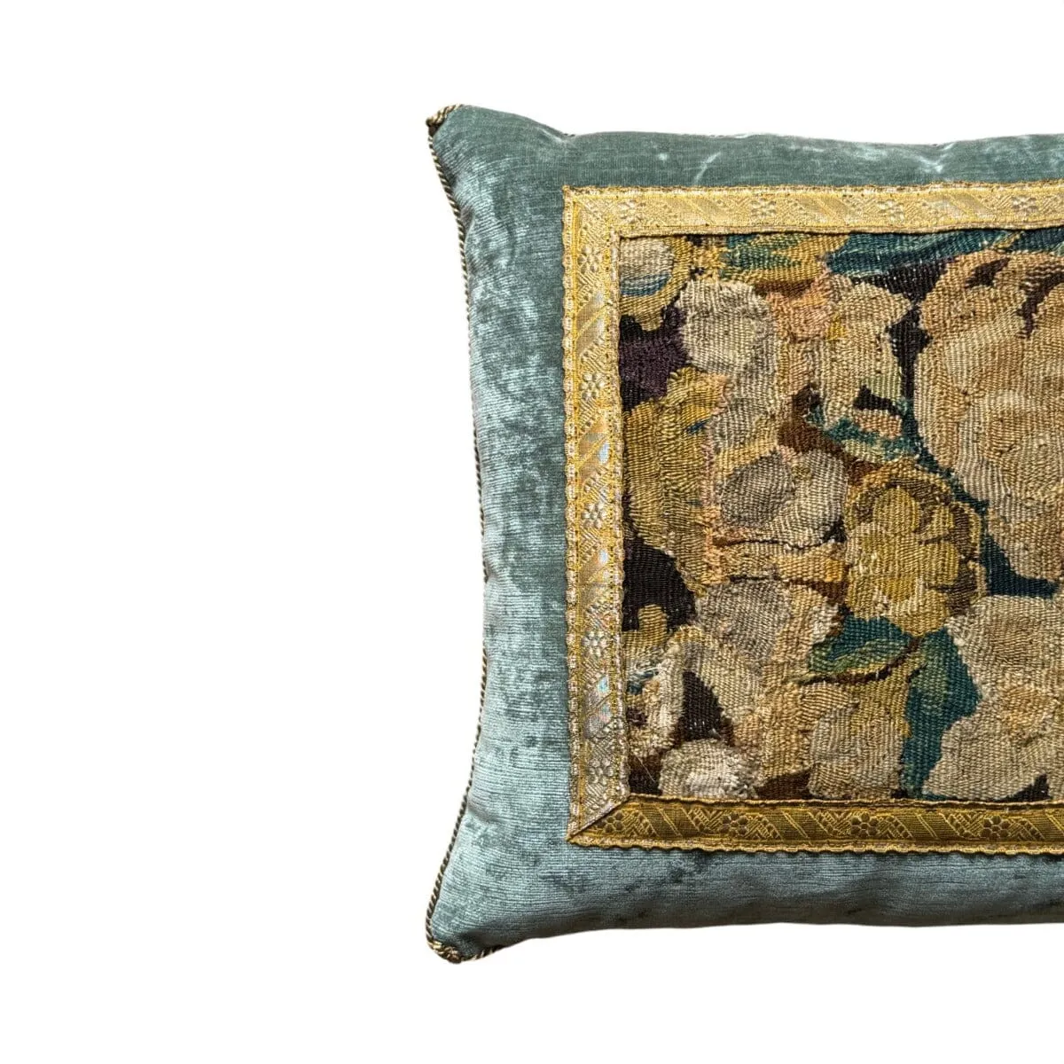 RESERVED: 17th C. Tapestry Fragment (T132223 | 16 x 18")