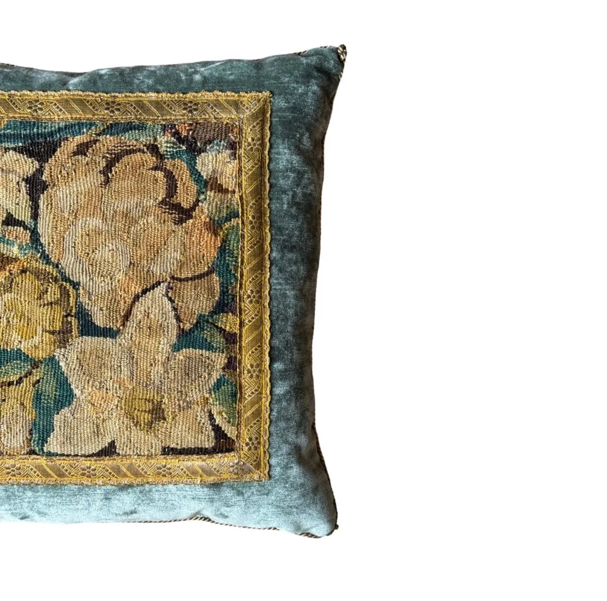 RESERVED: 17th C. Tapestry Fragment (T132223 | 16 x 18")