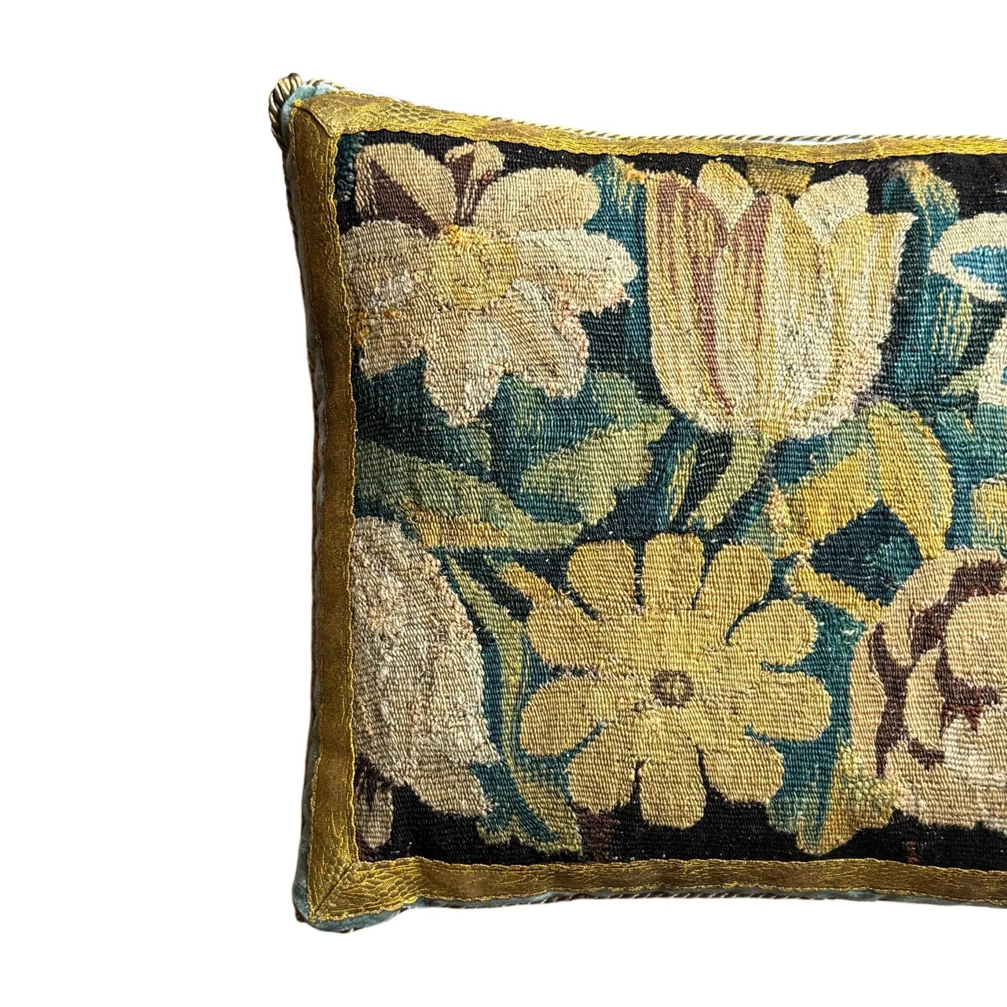 RESERVED: Antique Flemish Tapestry Fragment (#T132123A | 20 x 14”)