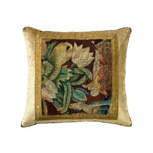 RESERVED: Antique Tapestry Fragment (#T072024 | 16.5 x 18")