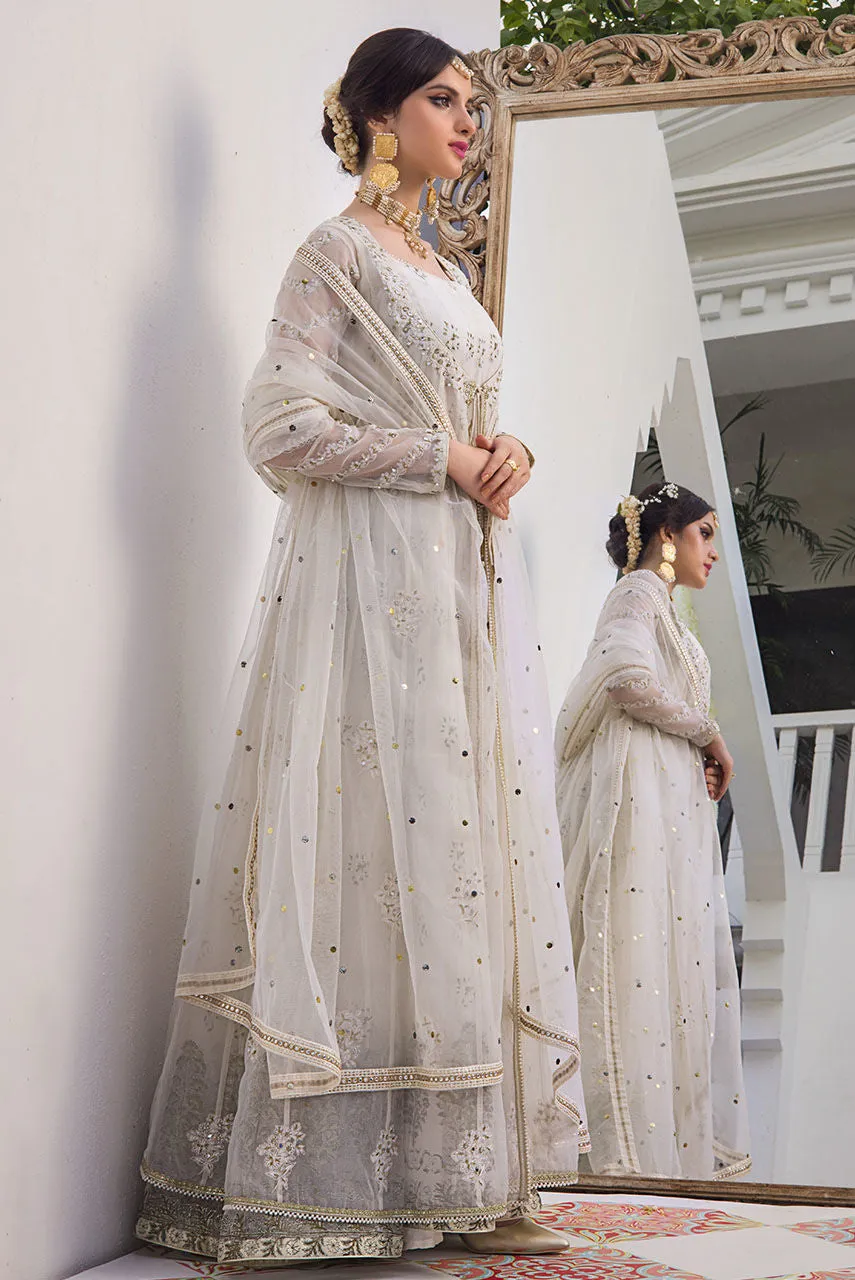 Royal Anarkali Pishwas Nikkah Dress Pakistani #BS776