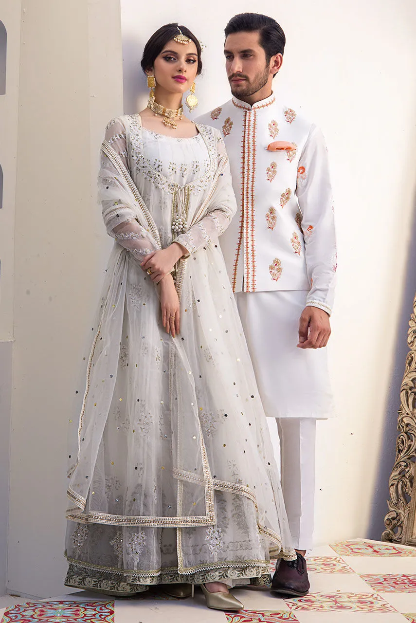 Royal Anarkali Pishwas Nikkah Dress Pakistani #BS776