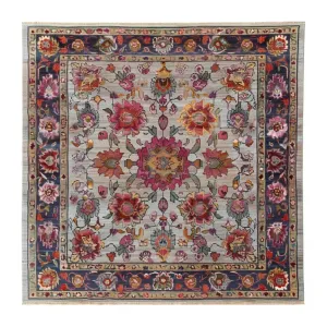 Royal Flower Tapestry Hand Knotted Area Rug