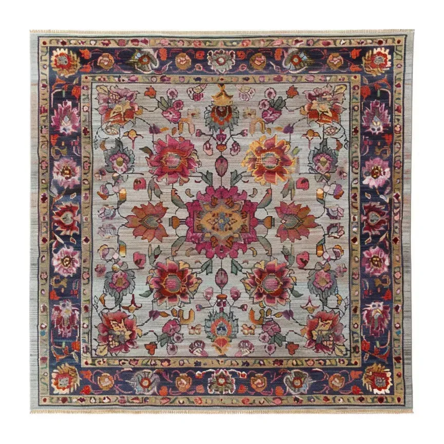 Royal Flower Tapestry Hand Knotted Area Rug