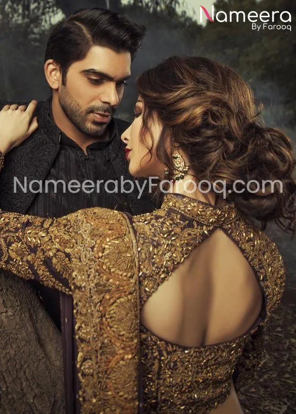 Rust Ombre Embellished Bridal lehenga Choli #BN103