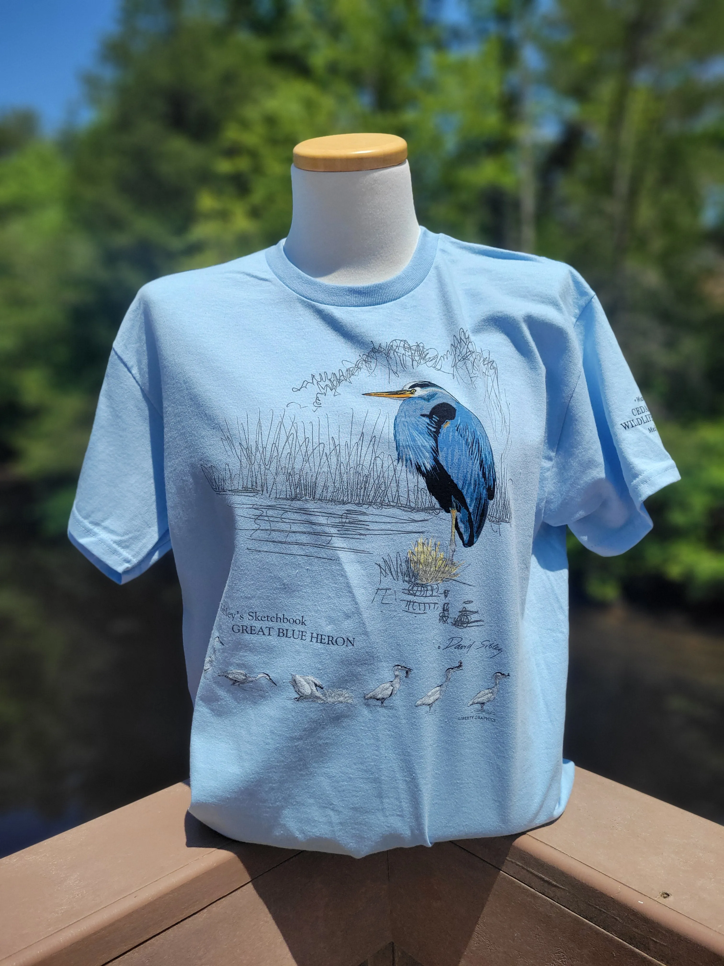 SALE- Great Blue Heron T-Shirt
