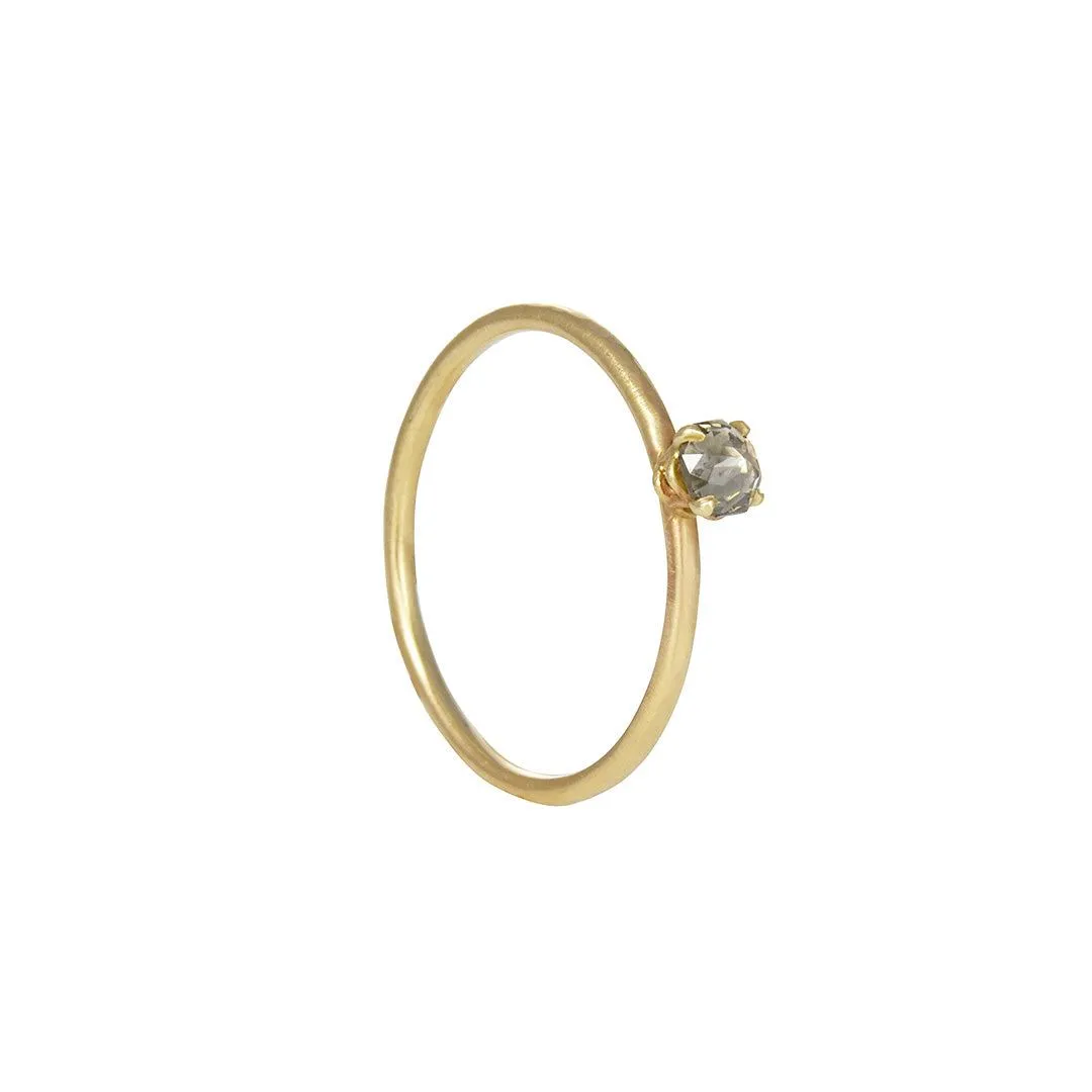 SALE - Green Diamond Stacking Ring