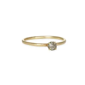 SALE - Green Diamond Stacking Ring