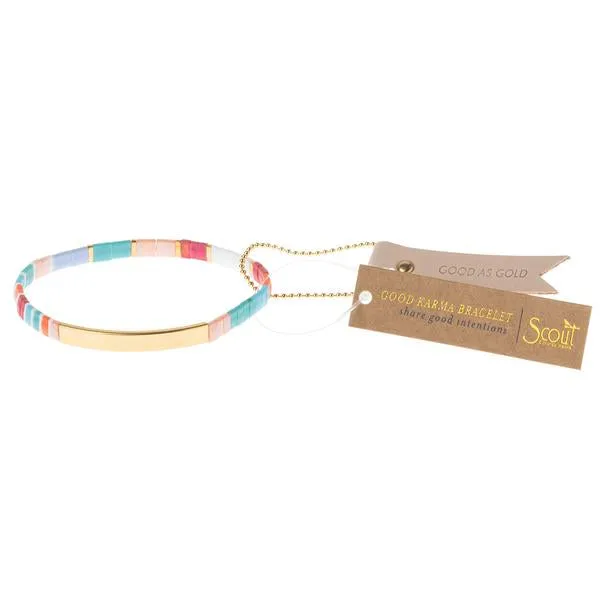Scout Curated Wears Good Karma Miyuki Bracelet - Good as Gold