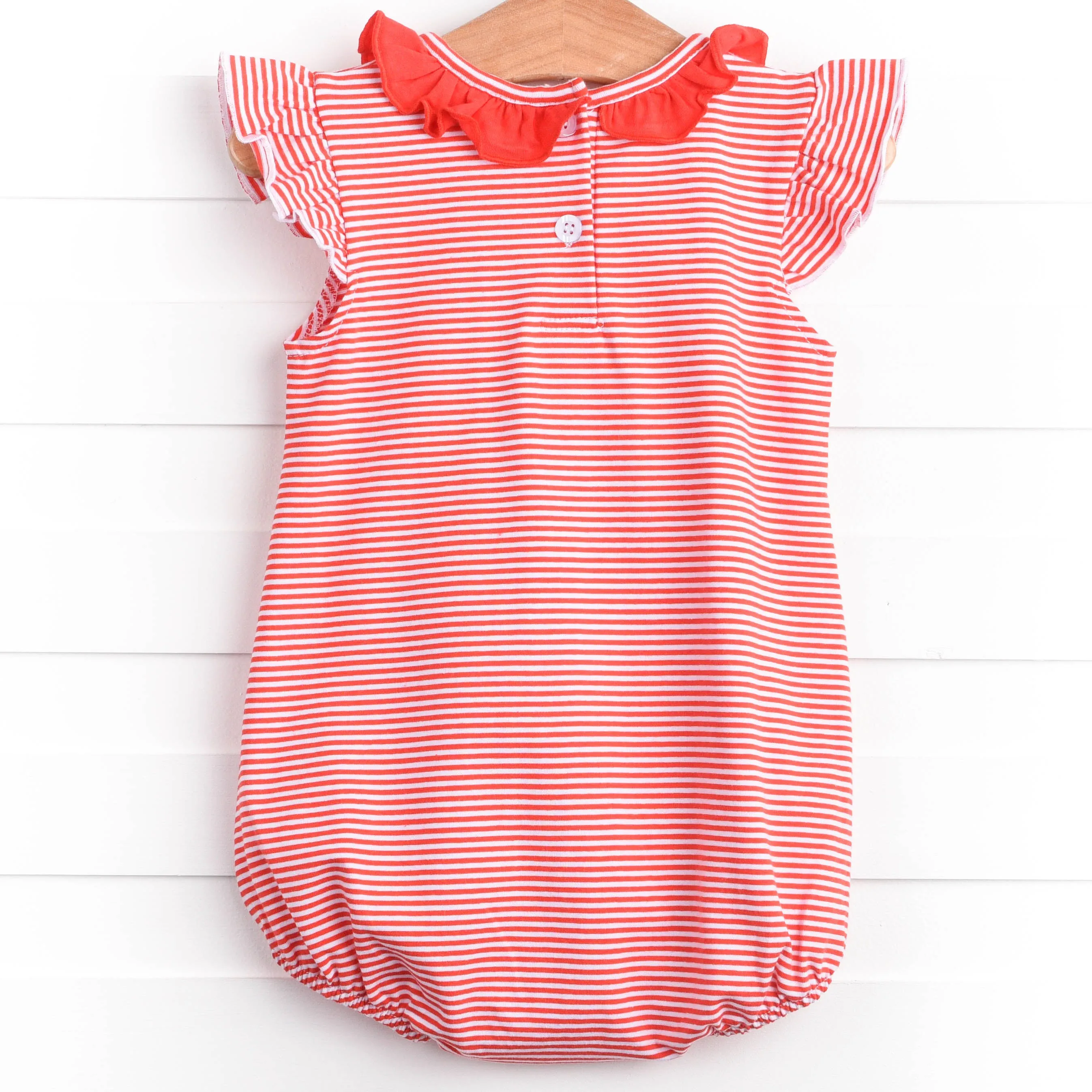 Seeing Stars Applique Bubble, Red Stripe