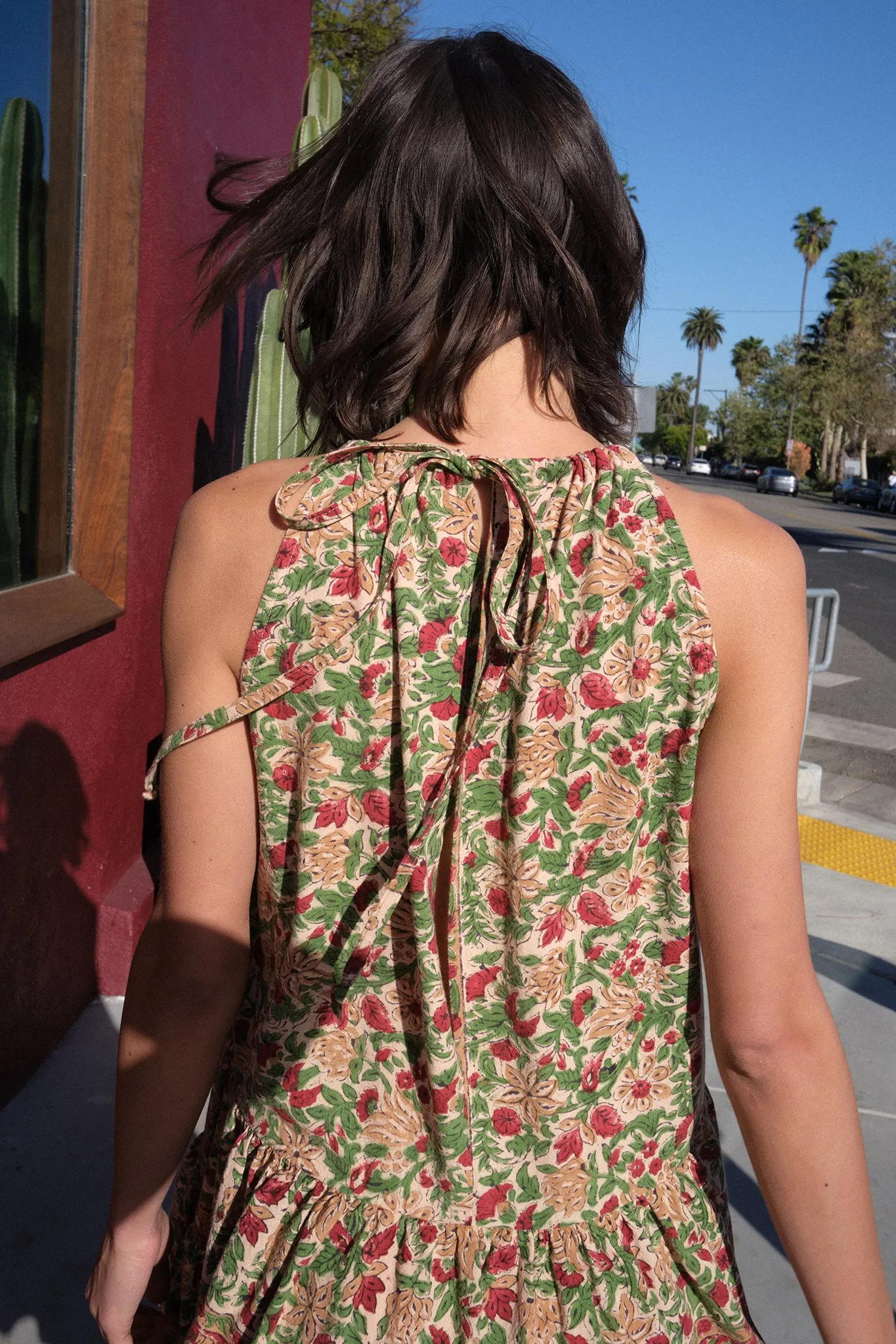 Senny Vintage Rose Tapestry Knee Dress