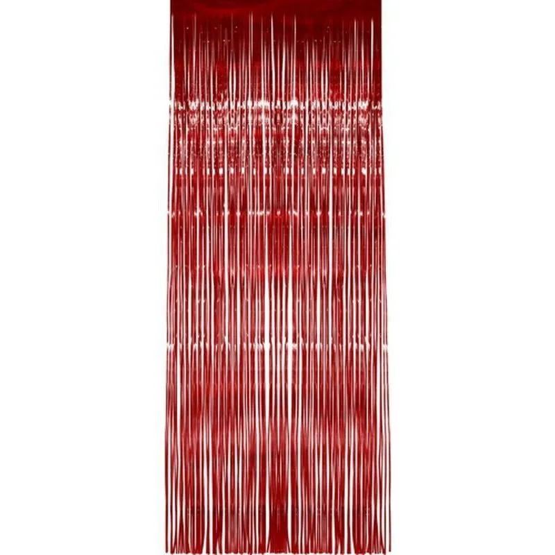 Shimmer Curtain, Red