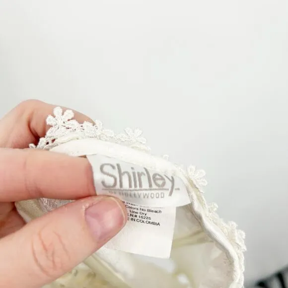 Shirley of Hollywood Womens VTG Y2K Victorian Coquette Lace Corset Bustier 38