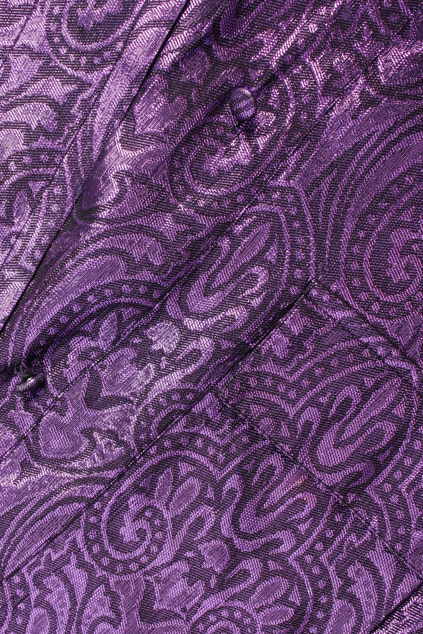 Silk Lamé Brocade Blouse